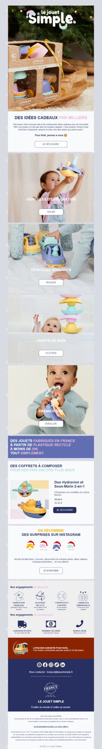 Le Jouet Simple email