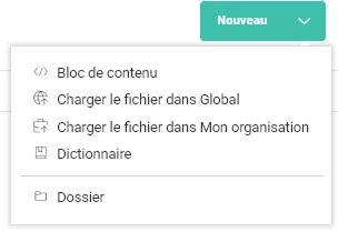 Création bloc de contenu sur Selligent